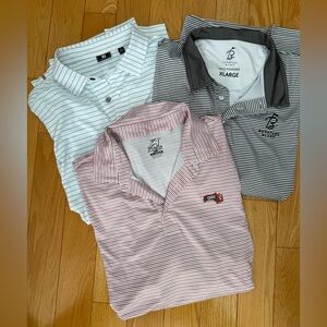 Three XLarge Golf Shirts